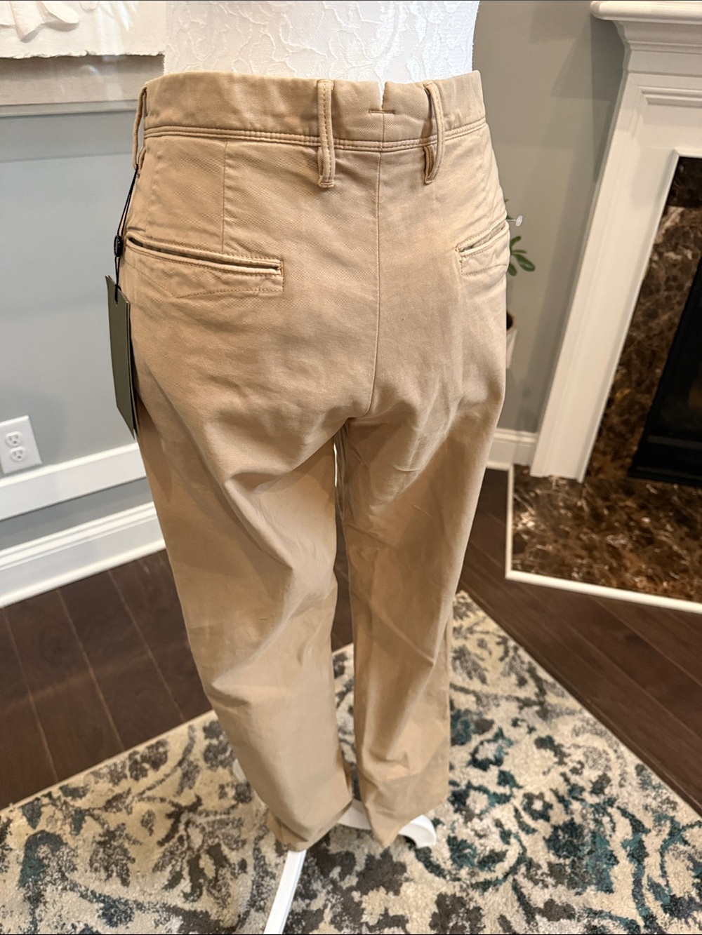Listing title: Incotex Slacks Desert Tan Slim Fit Chino Trousers 32 - Picture 7 of 16